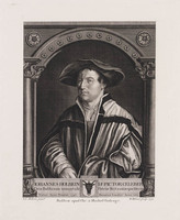 KG 01283
<br/>
Portret Hans Holbein de Jonge
<br/>
<em>Hübner, Bartholomäus (1727-na 1795)</em>